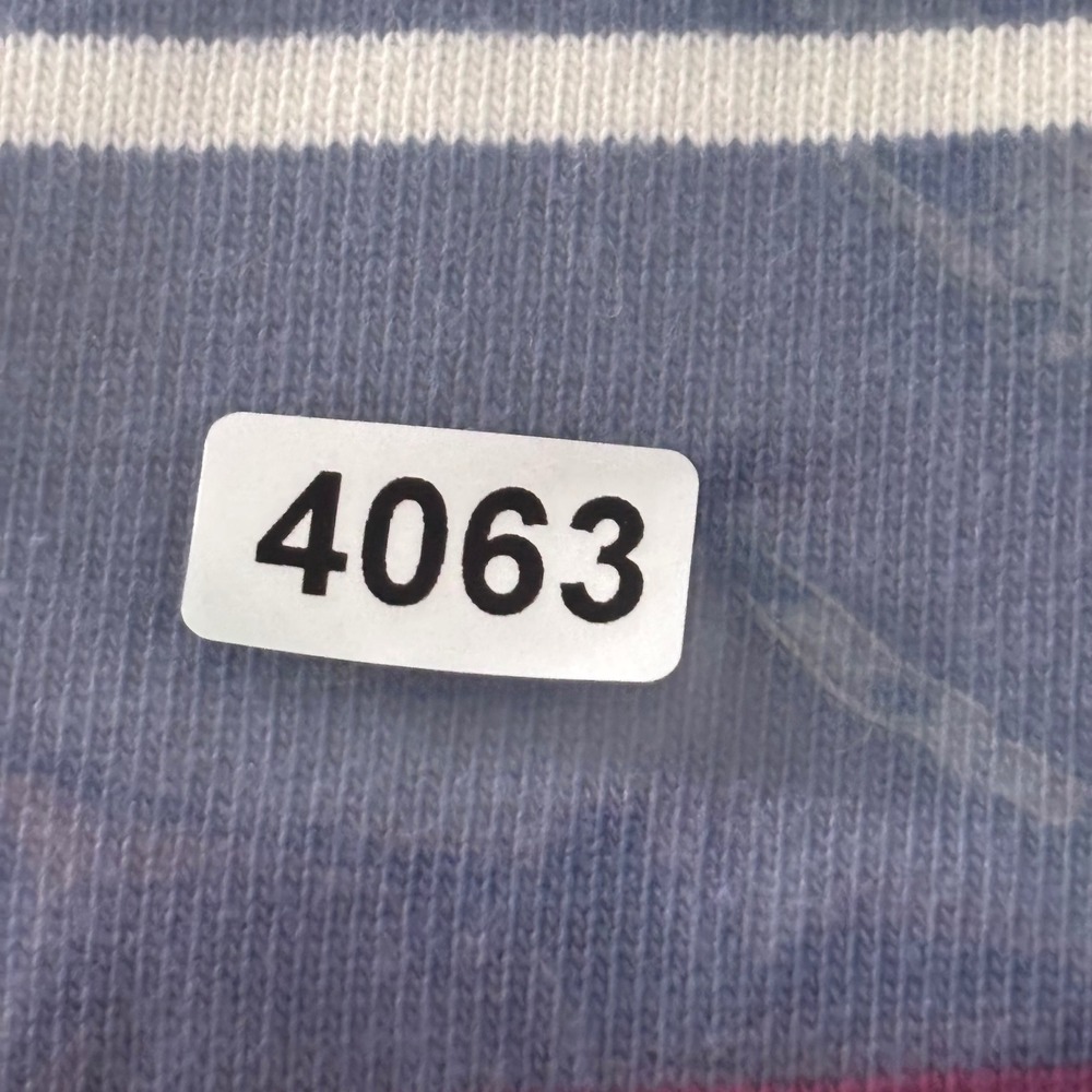 Stitch & Pine Mens XS Blue Striped Long Sleeve Cotton T-Shirt J18243RJDF - Picture 9 of 9